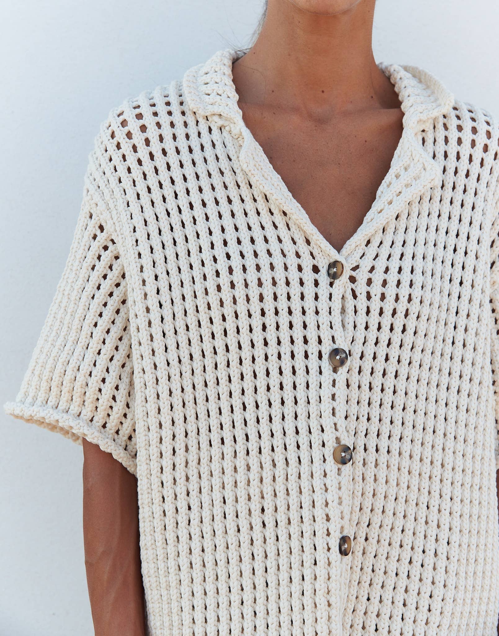 White open 2024 knit cardigan